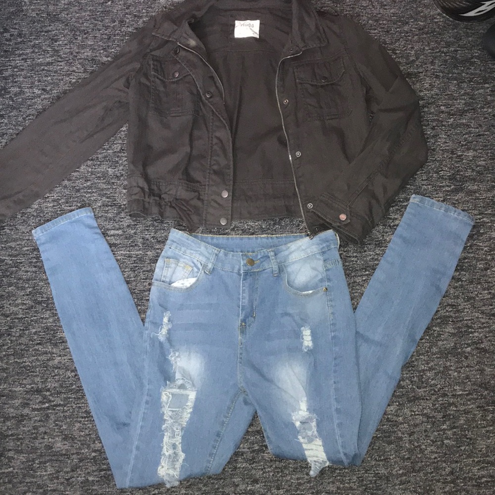 🌻Jean and jacket bundle